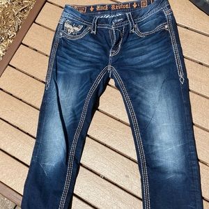 Ankle Length Rock Revival Jeans